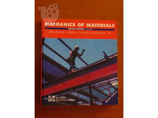 PoulaTo: Mechanics of materials, second edition in S.I. units, Ferdinand P. Beer and E. Russel Johnston Jr., McGraw Hill.